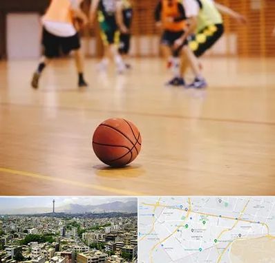 کلاس بسکتبال در منطقه 8 تهران
