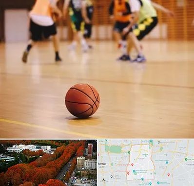 کلاس بسکتبال در منطقه 6 تهران