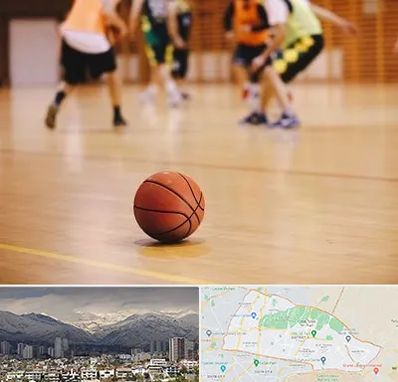 کلاس بسکتبال در منطقه 4 تهران