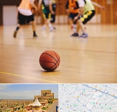 کلاس بسکتبال در هاشمیه مشهد