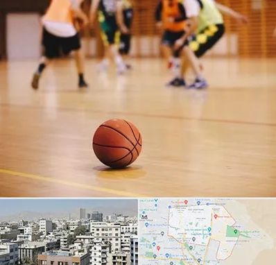 کلاس بسکتبال در منطقه 14 تهران