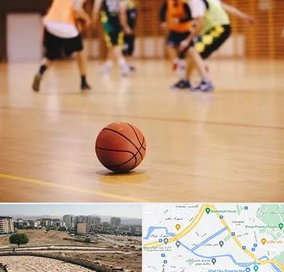 کلاس بسکتبال در کوی وحدت شیراز
