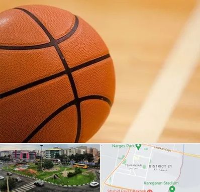 زمین بسکتبال در تهرانسر