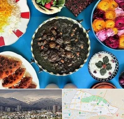 کلاس سفره آرایی در منطقه 4 تهران 