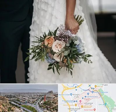 دسته گل عروس در معالی آباد شیراز