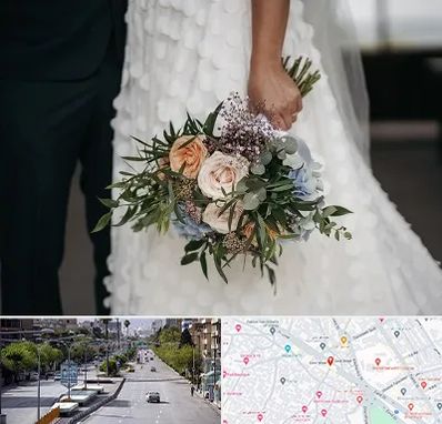 دسته گل عروس در خیابان زند شیراز