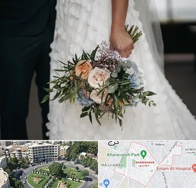 دسته گل عروس در جهانشهر کرج 