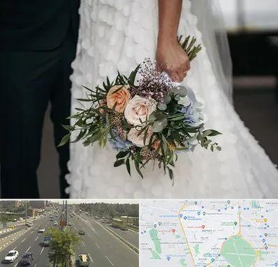 دسته گل عروس در منطقه 17 تهران 