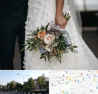 دسته گل عروس در میدان کاج 
