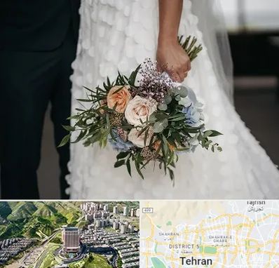 دسته گل عروس در شمال تهران 