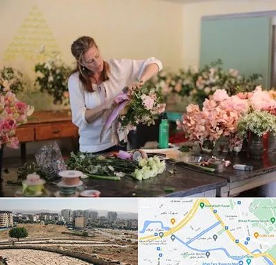 کلاس گل آرایی در کوی وحدت شیراز