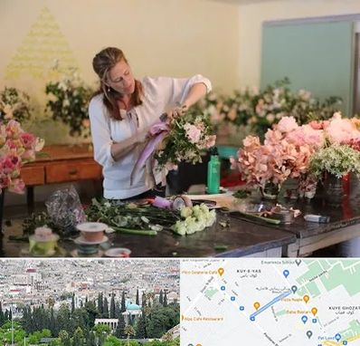 کلاس گل آرایی در محلاتی شیراز
