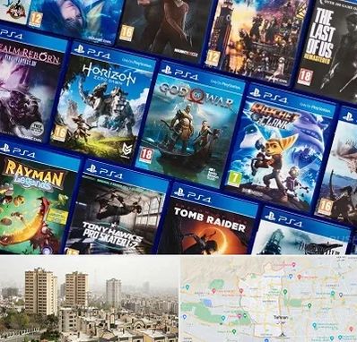 نصب بازی پلی استیشن PS4 در منطقه 5 تهران 