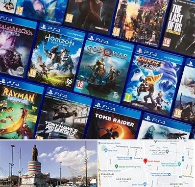 نصب بازی پلی استیشن PS4 در کارگر جنوبی 