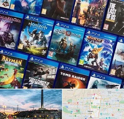 نصب بازی پلی استیشن PS4 در منطقه 2 تهران 