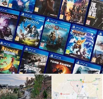 نصب بازی پلی استیشن PS4 در باغستان کرج