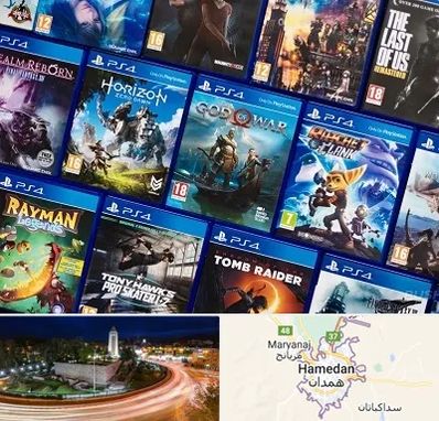 نصب بازی پلی استیشن PS4 در همدان