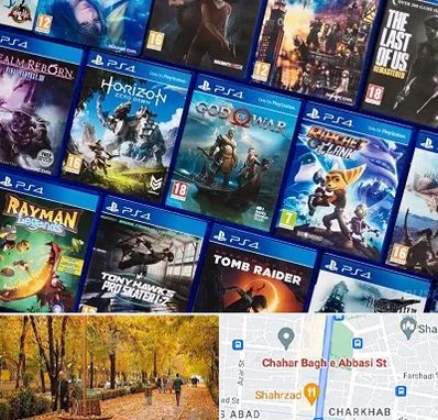 نصب بازی پلی استیشن PS4 در چهارباغ اصفهان