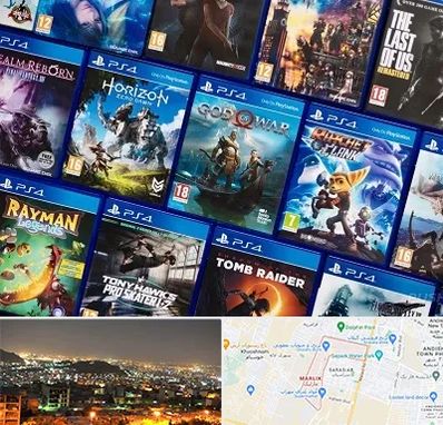 نصب بازی پلی استیشن PS4 در مارلیک کرج