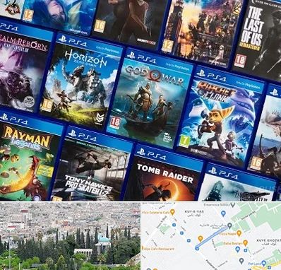 نصب بازی پلی استیشن PS4 در محلاتی شیراز