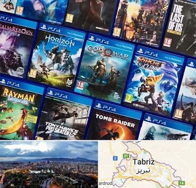 نصب بازی پلی استیشن PS4 در تبریز