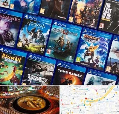 نصب بازی پلی استیشن PS4 در میدان ولیعصر 