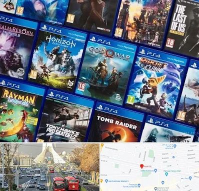 نصب بازی پلی استیشن PS4 در خیابان آزادی 