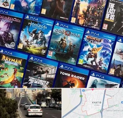 نصب بازی پلی استیشن PS4 در خطیب تبریز