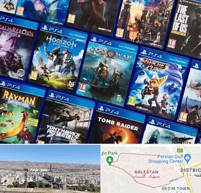 نصب بازی پلی استیشن PS4 در شهرک گلستان شیراز