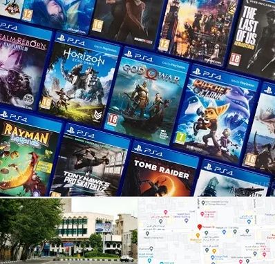 نصب بازی پلی استیشن PS4 در طالقانی 