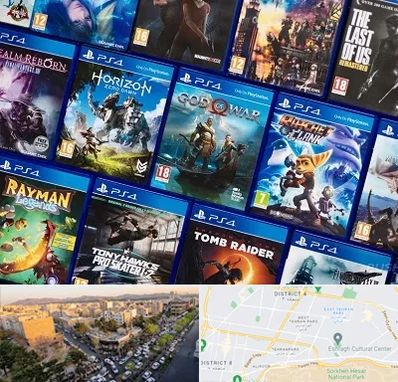 نصب بازی پلی استیشن PS4 در تهرانپارس 