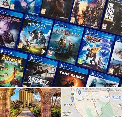 نصب بازی پلی استیشن PS4 در شهر ری