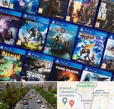 نصب بازی پلی استیشن PS4 در شهران 