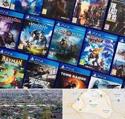 نصب بازی پلی استیشن PS4 در رباط کریم