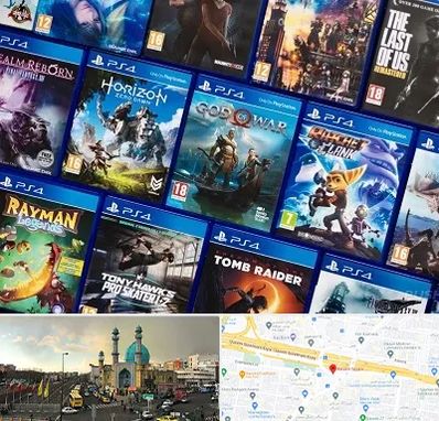 نصب بازی پلی استیشن PS4 در رسالت 