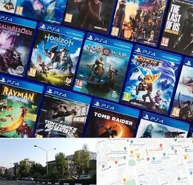 نصب بازی پلی استیشن PS4 در میدان کاج 