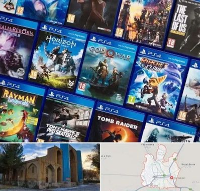 نصب بازی پلی استیشن PS4 در اهر