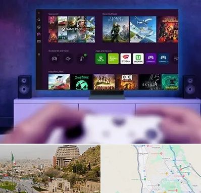 نصب بازی ایکس باکس Xbox در فرهنگ شهر شیراز