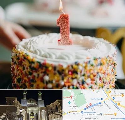 قنادی کیک تولد در زرگری شیراز