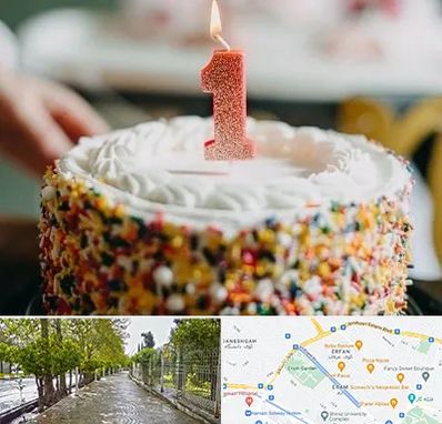 قنادی کیک تولد در خیابان ارم شیراز