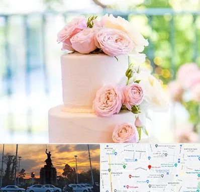 قنادی کیک عروسی در میدان حر