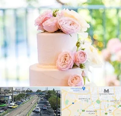 قنادی کیک عروسی در جنوب تهران