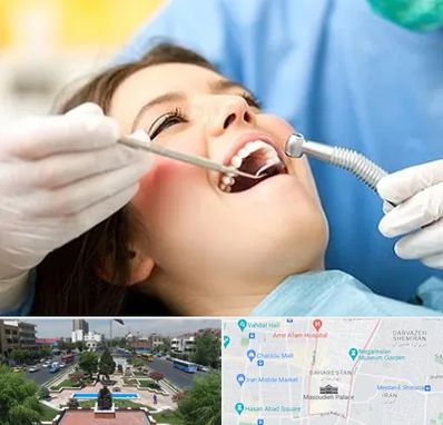 کلینیک دندانپزشکی در بهارستان