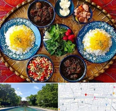 غذای ایرانی در هشت بهشت اصفهان