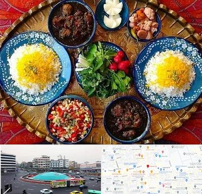 غذای ایرانی در میدان انقلاب 