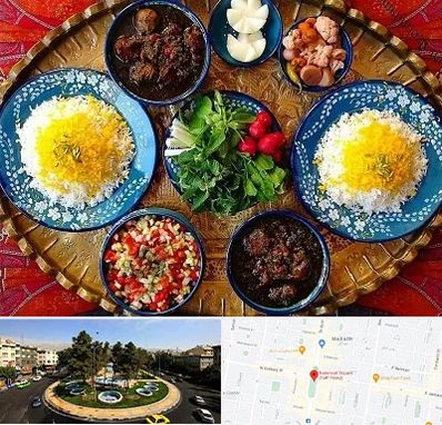 غذای ایرانی در هفت حوض 