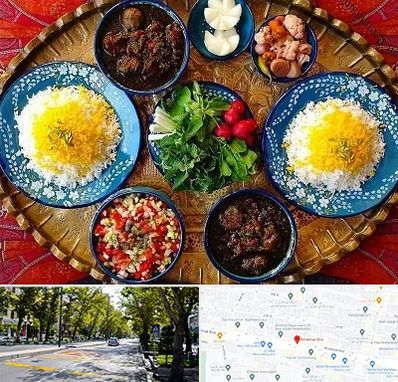 غذای ایرانی در میرداماد 