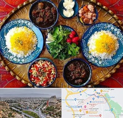 غذای ایرانی در معالی آباد شیراز