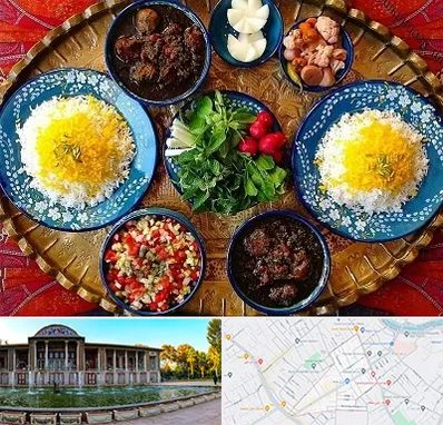 غذای ایرانی در عفیف آباد شیراز