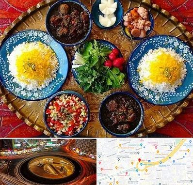 غذای ایرانی در میدان ولیعصر 